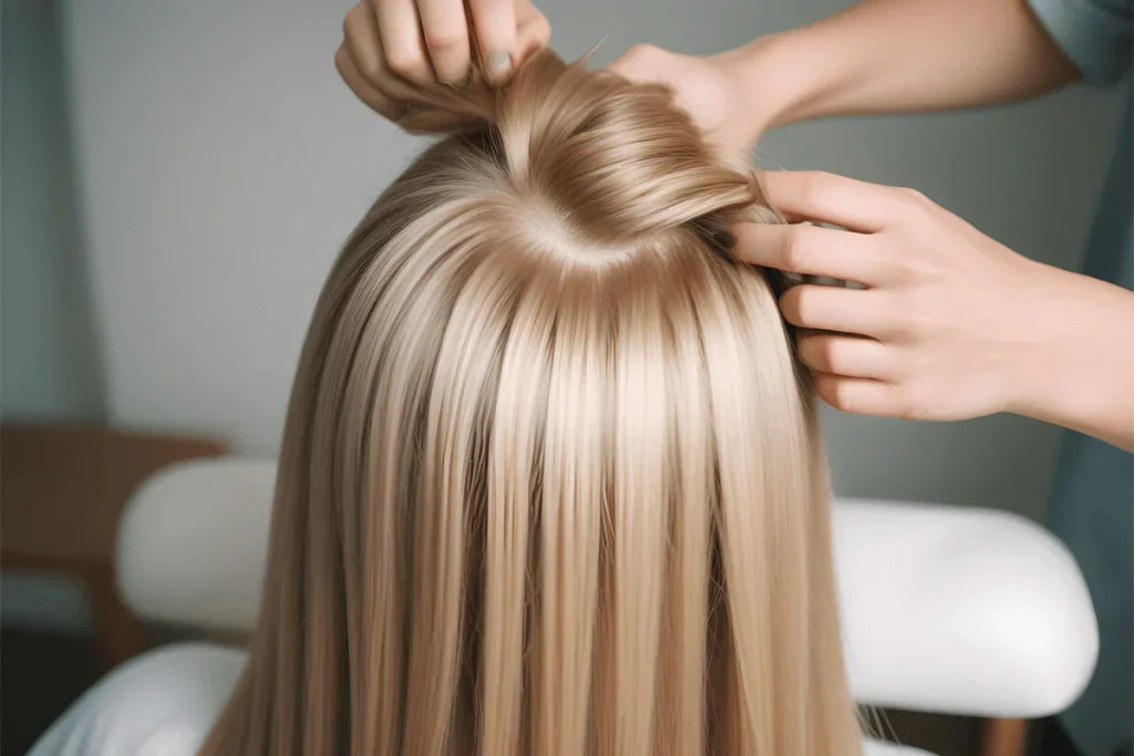 مراقبت از موهای کراتین شده