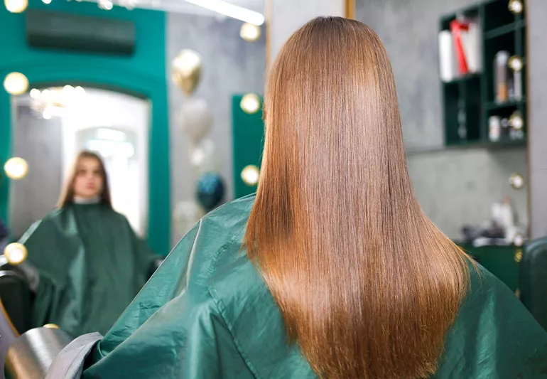 مراقبت از موهای کراتین شده