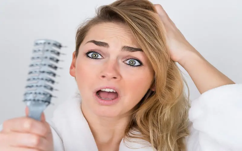 ریزش مو شدید در تیروئید