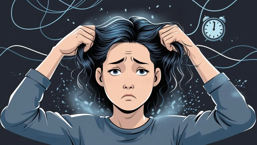 تاثیر استرس بر ریزش مو