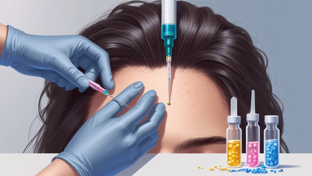 مزوتراپی برای ریزش موی ارثی