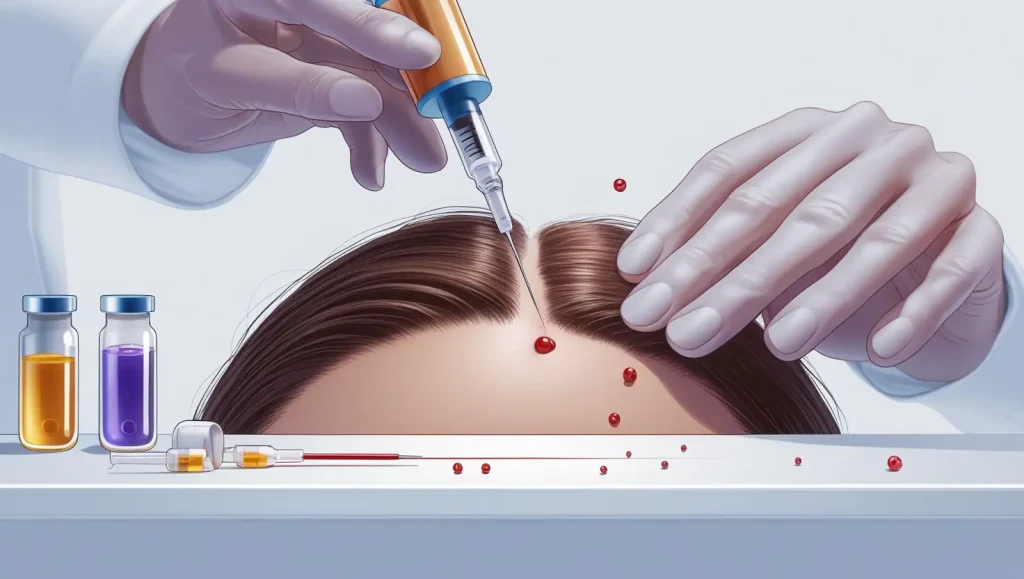 مزوتراپی برای ریزش موی ارثی