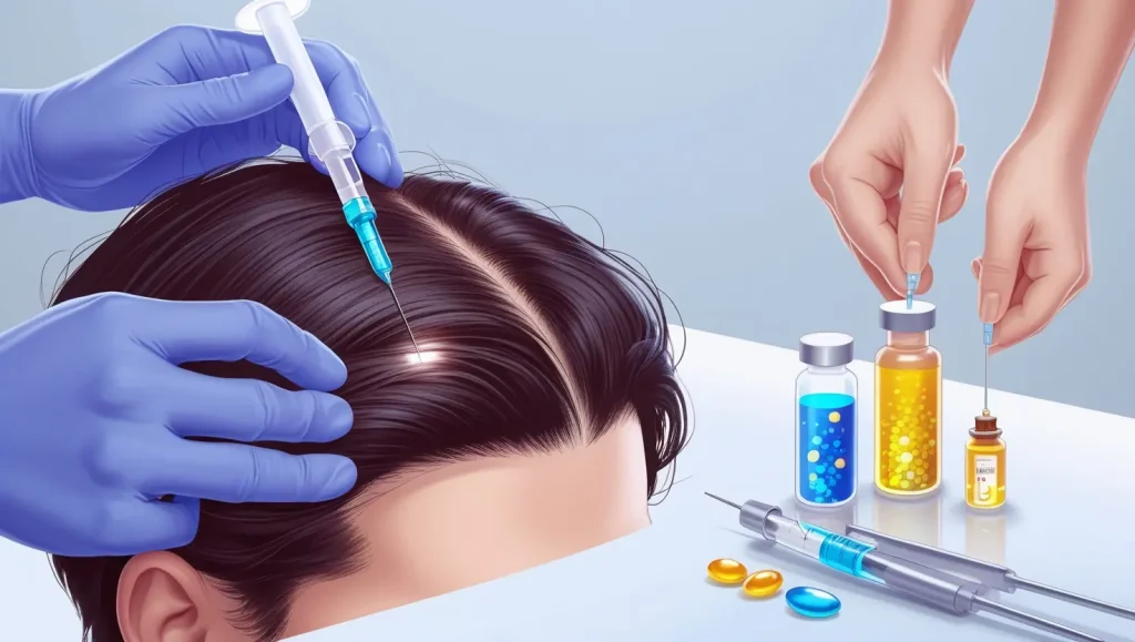مزوتراپی برای ریزش موی ارثی